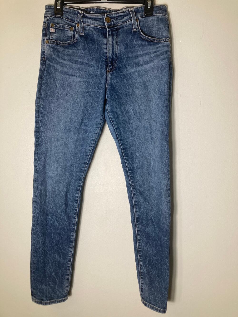 AG Blue Farrah Skinny Ankle Jean Sz 30R